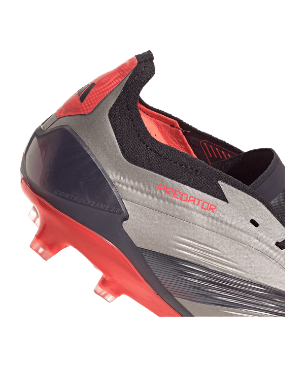 adidas Predator Elite FG Vivid Horizon Grau Pink - grau