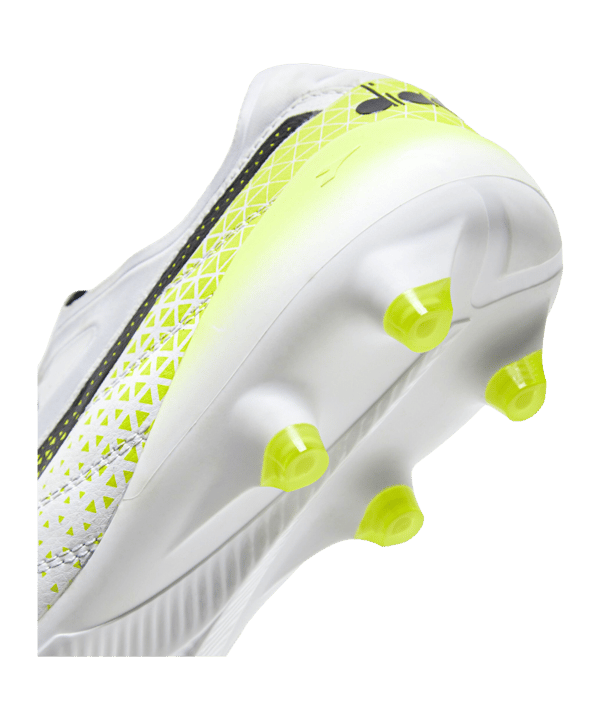 Diadora Brasil Elite Tech GR FG Weiss Schwarz Gelb FC5702 - weiss
