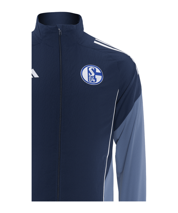 adidas FC Schalke 04 Giacca da presentazione Blu - blu
