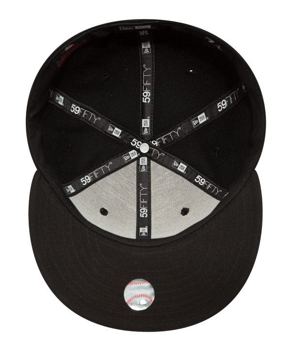 New Era Los Angeles Dodgers MLB Fitted Cap Schwarz - schwarz
