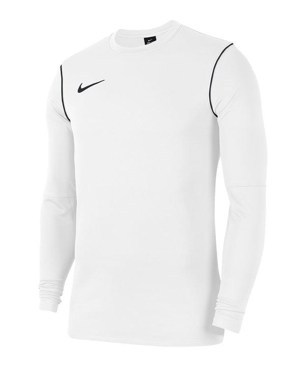 Nike Park 20 Sweatshirt Weiss Schwarz F100 - weiss