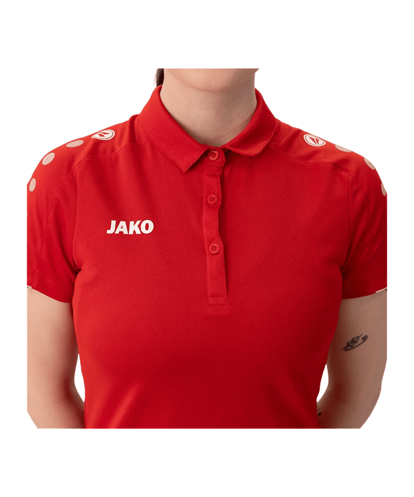 JAKO Classico Polo Femmes Rouge C01 - rouge