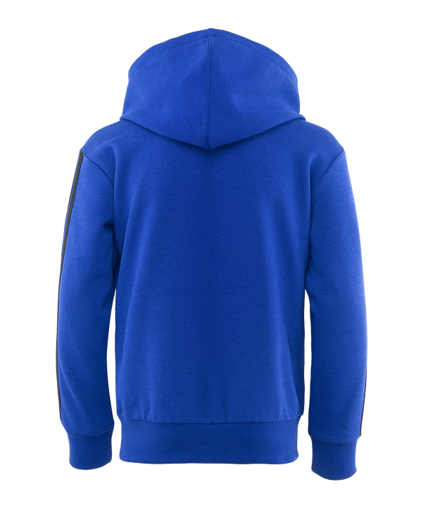 adidas FC Schalke 04 Essentials Kapuzenjacke Kids Blau - blau