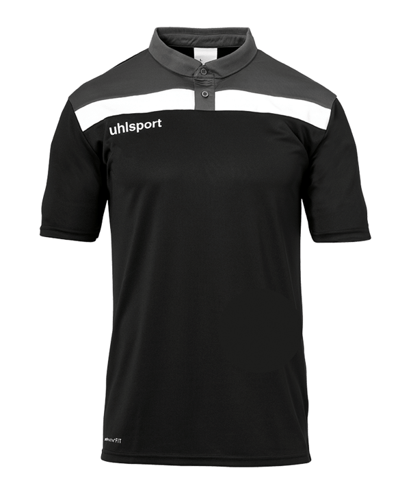 uhlsport Polo Kinderen Zwart K001 - zwart