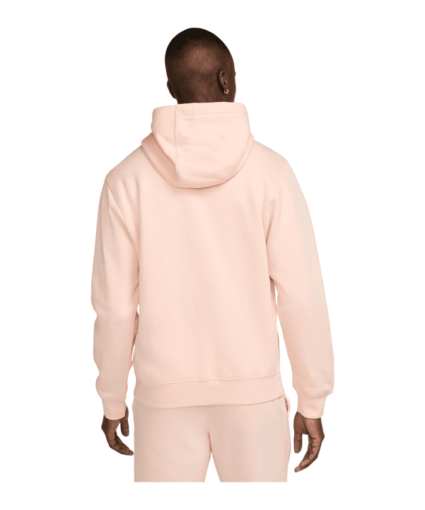 Nike Club Fleece Hoody Orange F664 - rosa