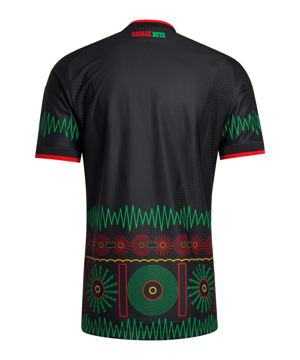 adidas JFF Jamaika Authentic Trikot Away WM 2026 Schwarz - schwarz