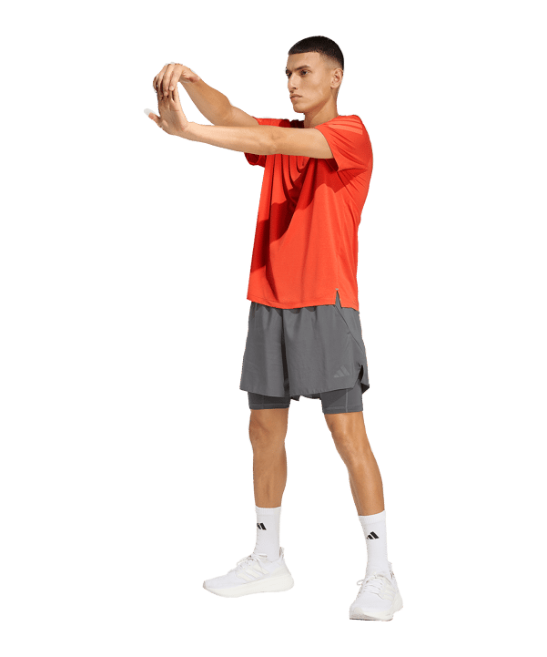 adidas adi365 Climacool+ T-Shirt Orange - orange