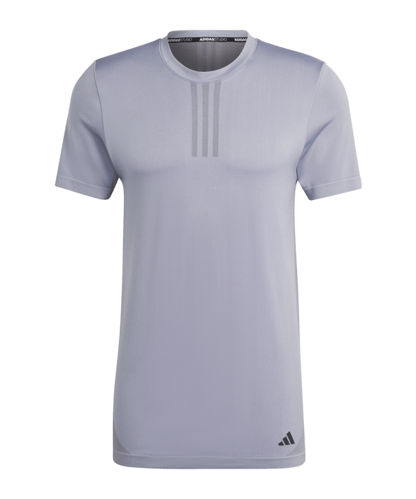 adidas AEROKNIT Yoga Base Seamless Training Tee Purple - lila