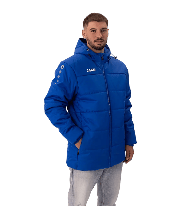 JAKO Veste à capuche Bleu C400 - bleu