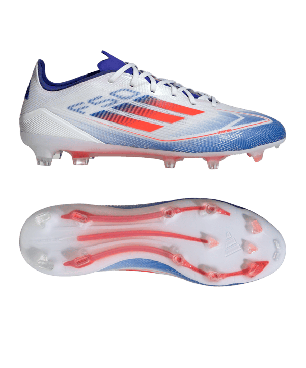 adidas F50 Pro FG Advancement Weiss Rot - weiss