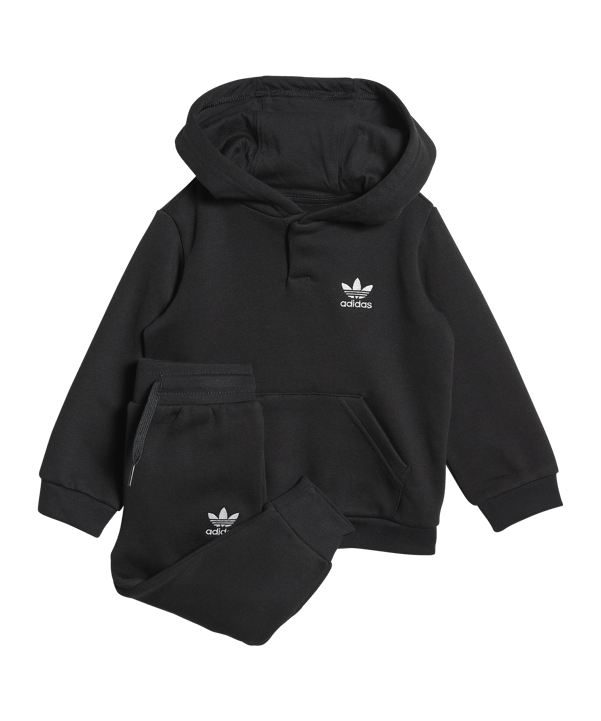 adidas Originals Adicolor Hoodie Set Black - schwarz