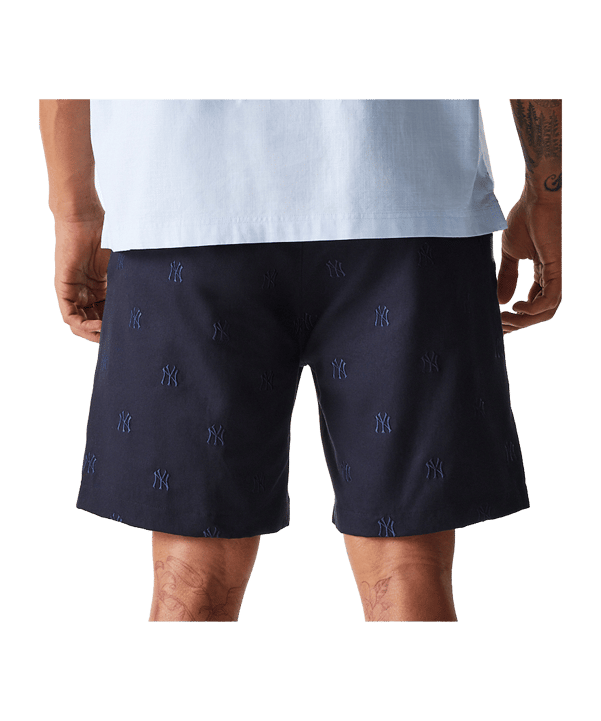 New Era MLB New York Yankees Monogram Short Blau - blau