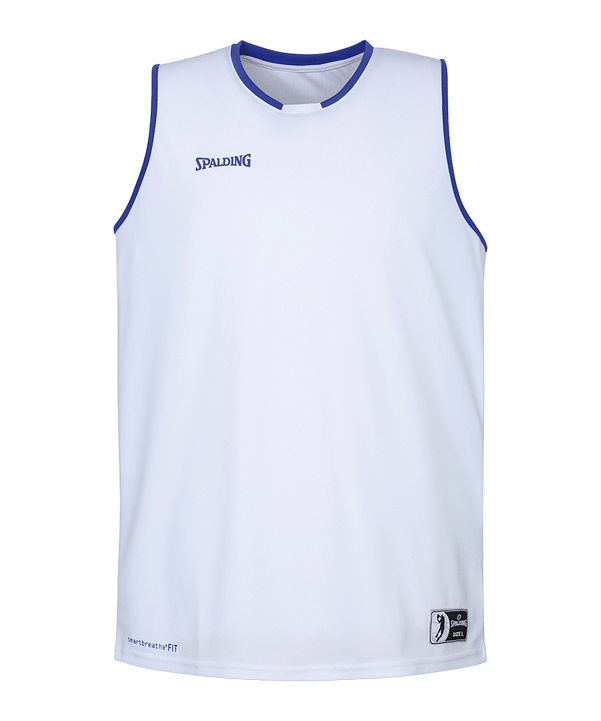 Spalding Move Tank Top Weiss Blau F04 - weiss