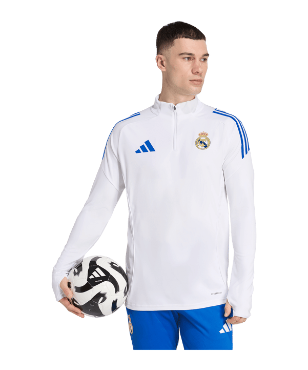 adidas Real Madrid Tiro25 Competition Training Sweatshirt 2025/2026 Weiß - weiss