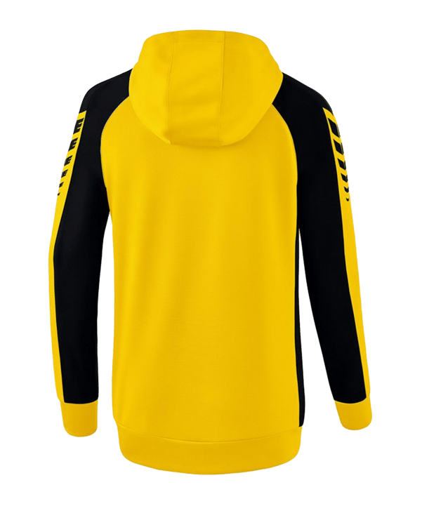 Erima Six Wings Kapuzenjacke Damen Gelb - gelb