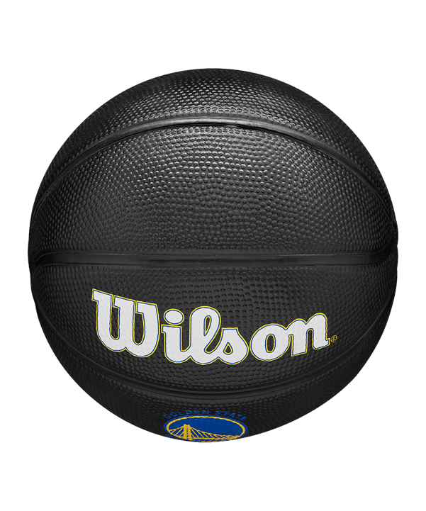 Wilson NBA Golden State Warriors Team Tribute Mini Basketball Basketbal Zwart - zwart