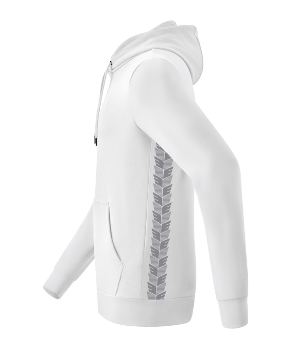 Erima Team Essential Hoody Weiss Grau - weiss