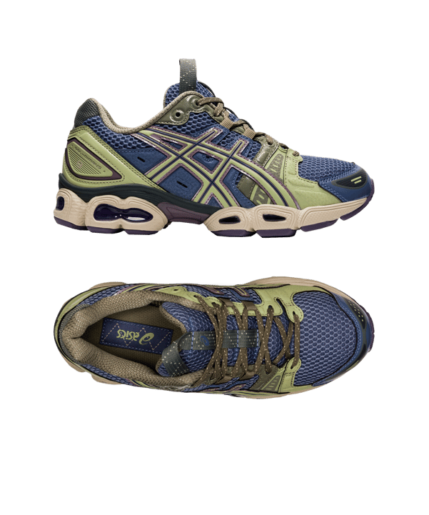 Asics UB3-S Gel-Nimbus 9 Damen Blau Grün - blau