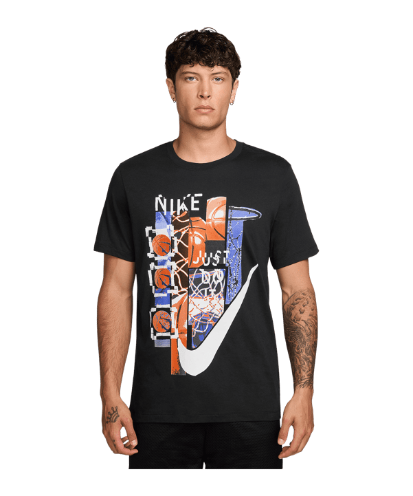 Nike Court Fusion 2 T-Shirt Schwarz F010 - schwarz