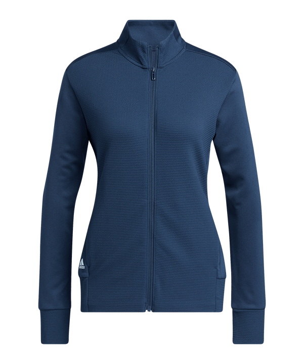 adidas Texture Golf Jacke Damen Blau - blau