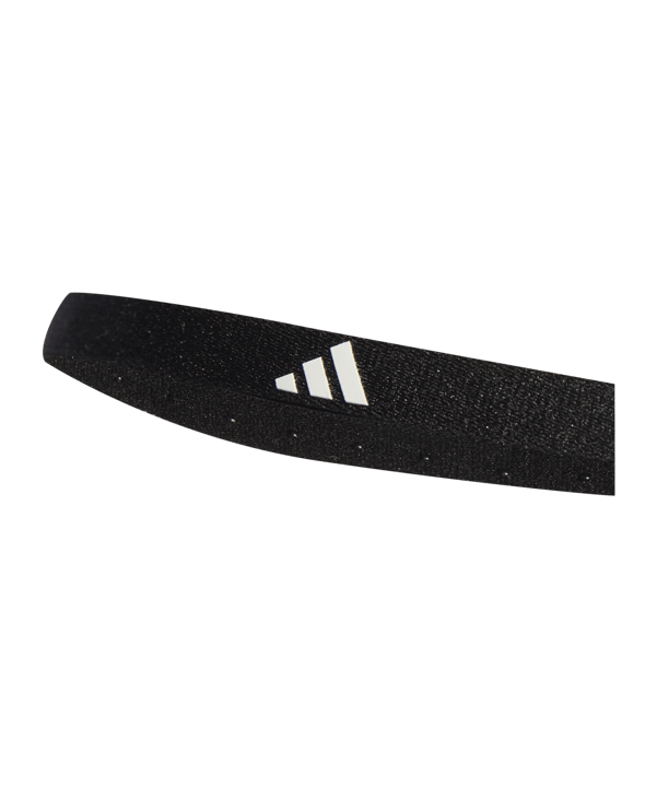 adidas Stirnband 3er Pack Schwarz Grau Weiss - schwarz