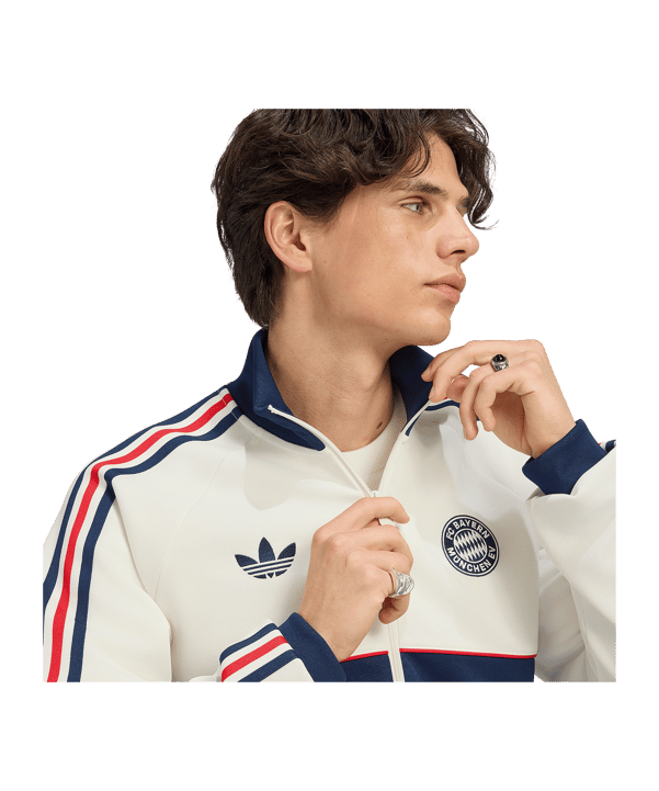 adidas Originals FC Bayern München Jacke Weiß