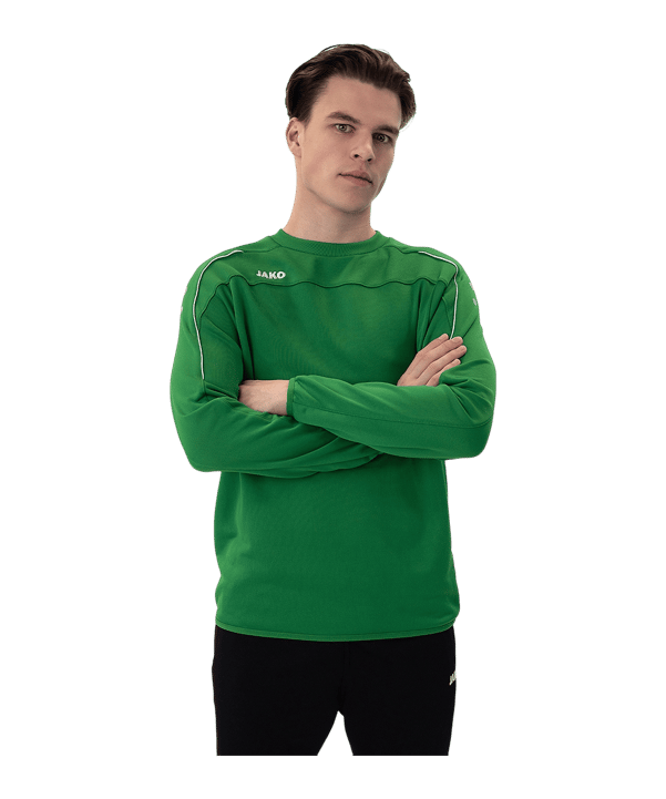 JAKO Classico Sweatshirt Kids Grün Weiss F06