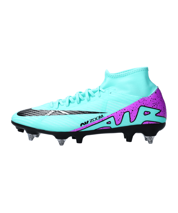 Nike Air Zoom Superfly IX Academy SG-Pro AC Peak Ready Grün Pink Schwarz F300 - gruen