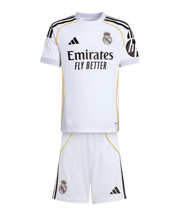 adidas Real Madrid Mini Trikot Set Home 2025/2026 Kids Weiß - weiss