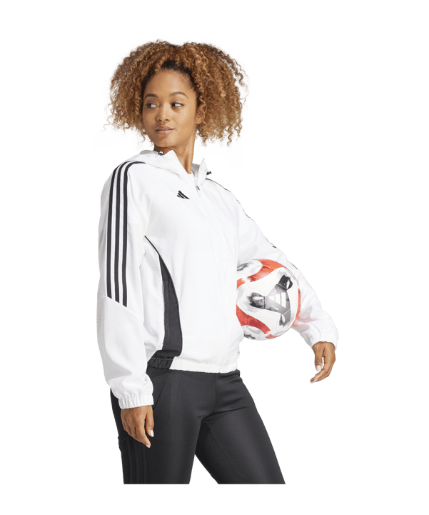 adidas Tiro 24 Windbreaker Damen Weiss - weiss