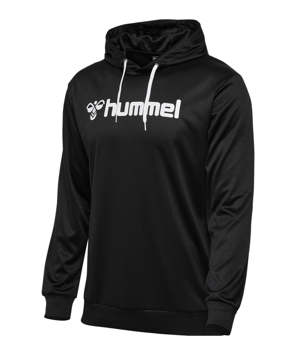 Hummel Logo Hoody Schwarz F2001 - schwarz
