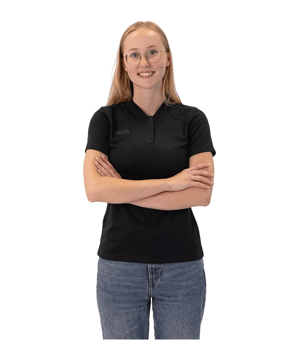 JAKO Prestige Polo Donna Nero C08 - nero
