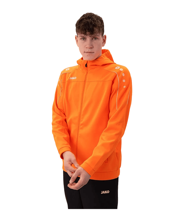 JAKO Classico Giacca con cappuccio Arancione C19 - arancione