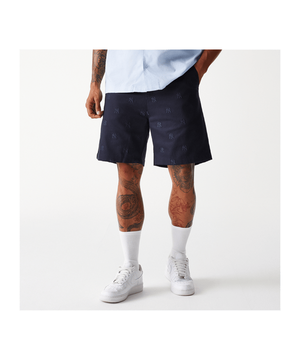 New Era MLB New York Yankees Monogram Short Blau - blau