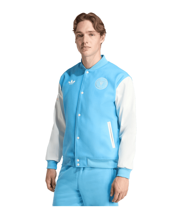 adidas Inter Miami Anthem Jacke Blau - blau