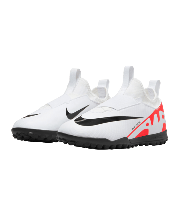 Nike Jr Air Zoom Mercurial Vapor XV Academy TF Ready Kids Rot Weiss Schwarz F600 - rot