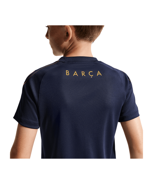 Nike FC Barcelona Strike Maglietta da Allenamento Kids Blu C401 - blu