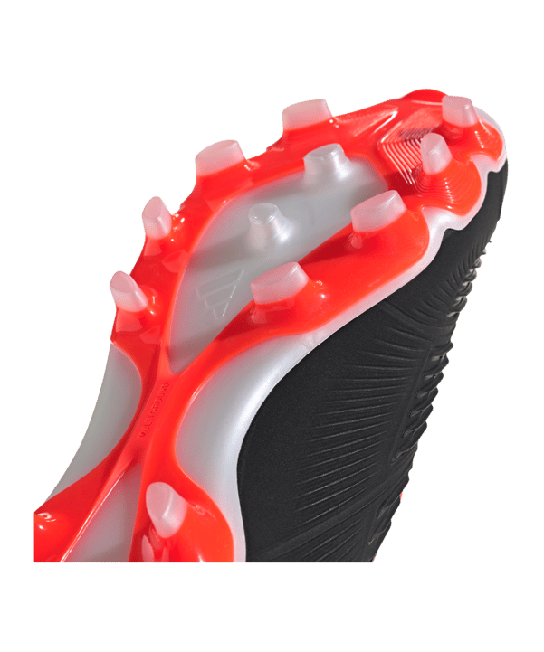 adidas Predator Pro MG Solar Energy Schwarz Weiss Rot - schwarz