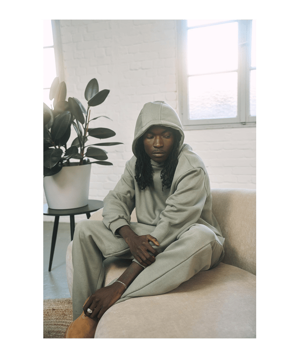 Urban Classic Fluffy Jogginghose Grau - grau