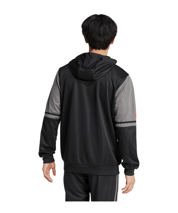 adidas Squadra 25 Kapuzenjacke Schwarz - schwarz