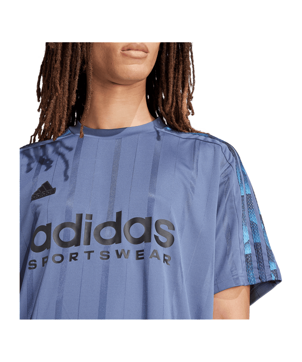 adidas Tiro T-Shirt Blau - blau