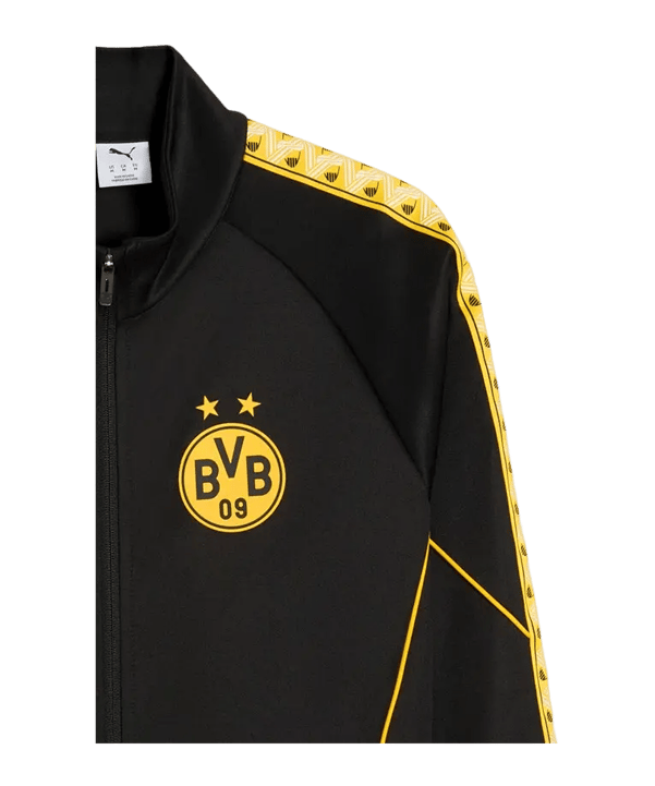 PUMA Borussia Dortmund KING Anthem Giacca Nero C07 - nero