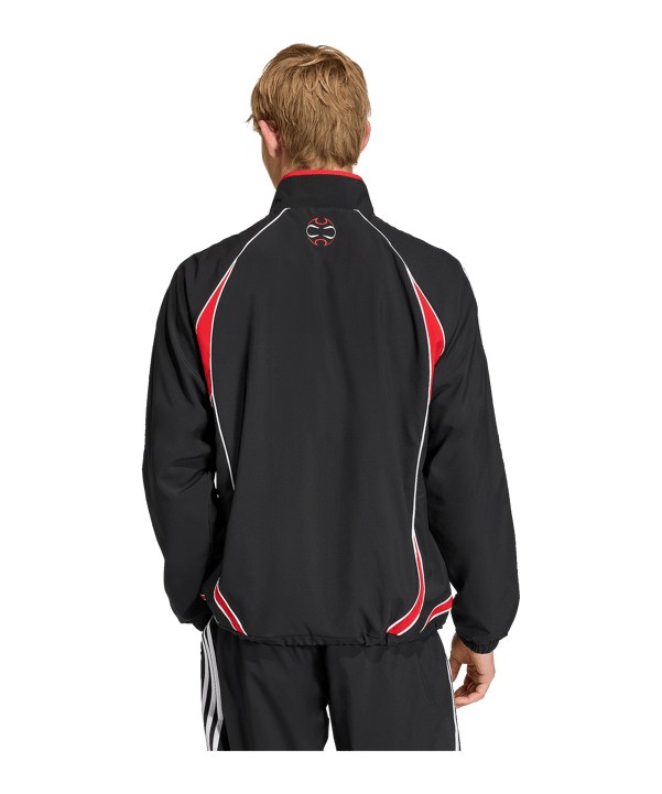 adidas Originals Teamgeist Zip Top Schwarz - schwarz