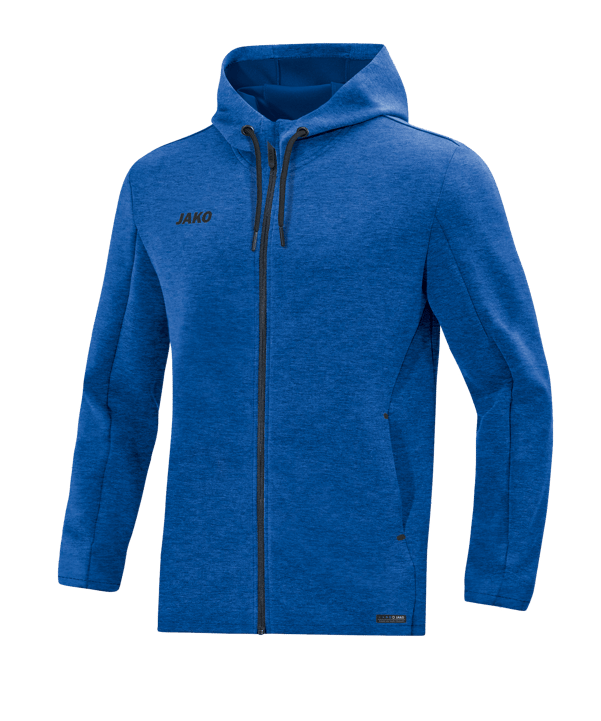 JAKO Premium Basic Kapuzenjacke Blau F04 - blau