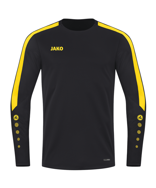 JAKO Power Sweatshirt Schwarz Gelb F803 - schwarz