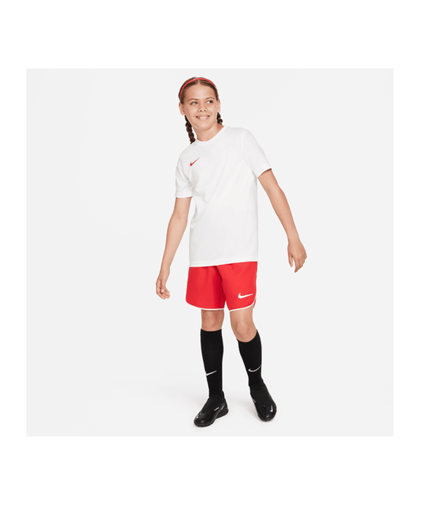 Nike Park VII Trikot Kids Weiss Rot F103 - weiss