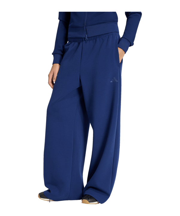 adidas Soft Lux Straight Leg Manguera Donna Blu - blu