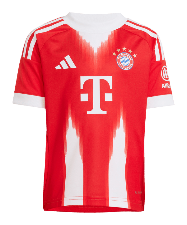 adidas FC Bayern München Mini Trikot Set Home 2025/2026 Kids Rot - rot