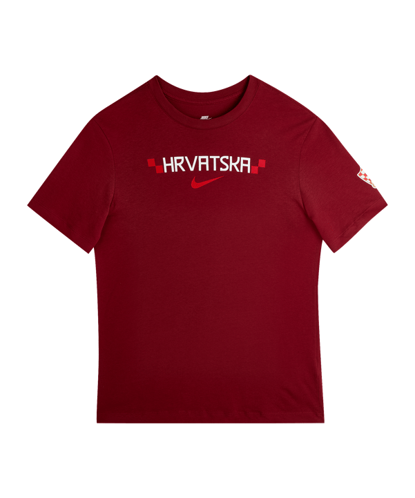 Nike HNS Kroatien Graphic T-Shirt Weiß F677 - weiss