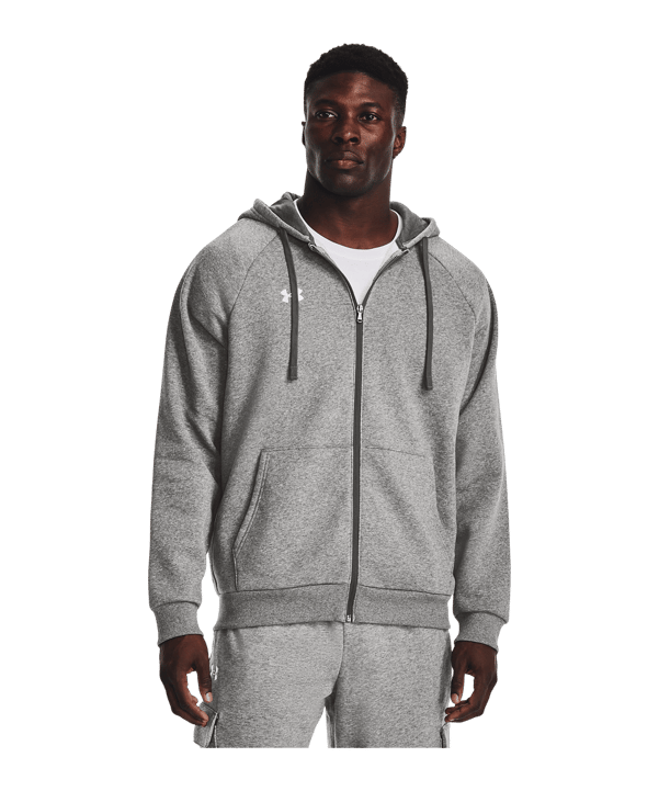 Under Armour Rival Fleece Kapuzenjacke Grau F025 - grau